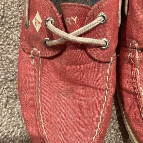 Men’s Sperry 9.5 red/pink - Picture 2 of 6